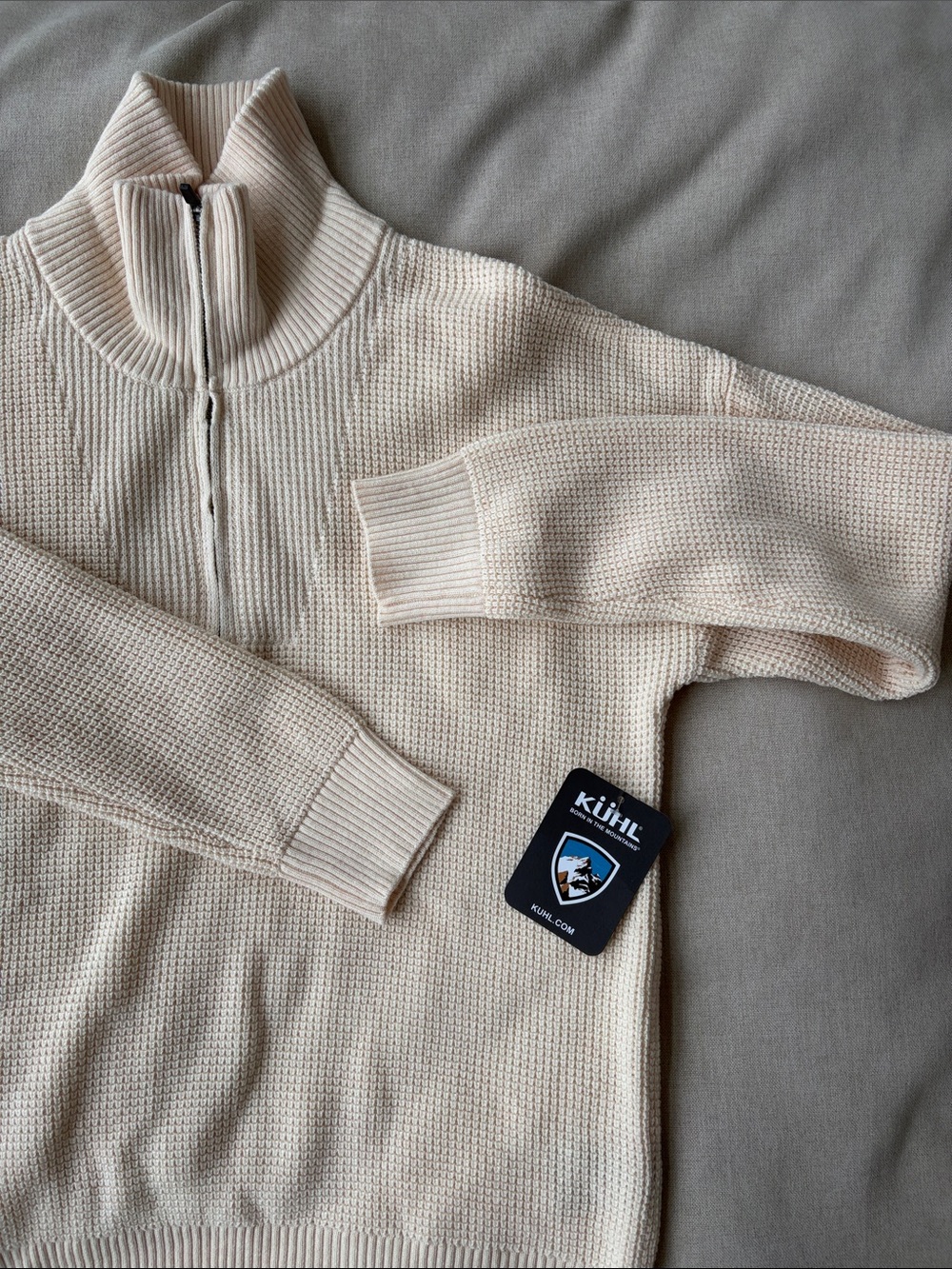 KÜHL Norda 1/4 Zip Merino Wool Blend Sweater | Size M | NWT